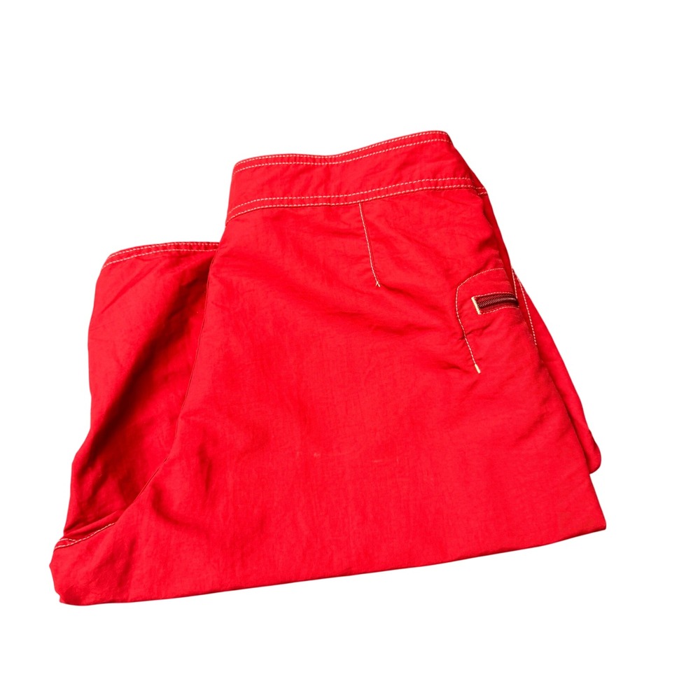 Patagonia Board Shorts Mens 32 (32x9.5 ACTUAL) Wavefarer Red‎ Swim Beach Unlined